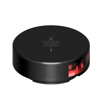 Lopolight 301-109-PRO-LO - Navigation Light 3NM 112,5° Red, Port, Black - Light Only