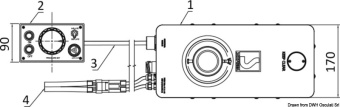 Osculati 66.447.05 - Gonfiatore Elettr. Compressore Remoto GE 22 RC