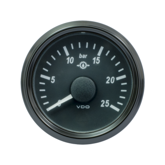 VDO A2C3833460001 - SingleViu 1167 Gear Oil Pressure 25Bar Black 52mm