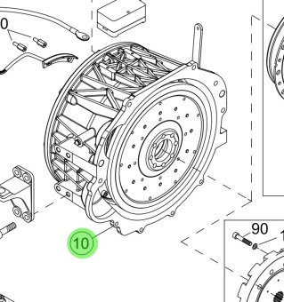 Steyr Z002171-0 - Electric Motor Assembly