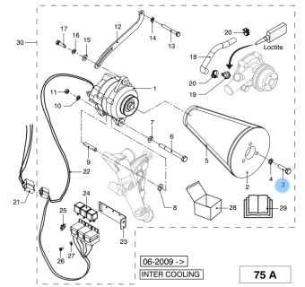 Vetus STM3688 - Bolt M10x1.25x40 DIN931