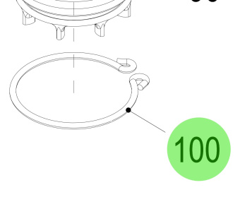 Steyr 9000628-0 - Snap Ring A60 to DIN 7993
