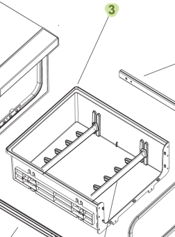 Isotherm SGC00446AA – Plastic Drawer for DR16 Drawer Refrigerator