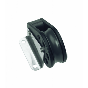 Barton N13531 - Triple Swivel Block with Becket and Cam Size 3 45mm – Ball Bearing, 3x Ø45mm Sheaves, Max Rope 10mm