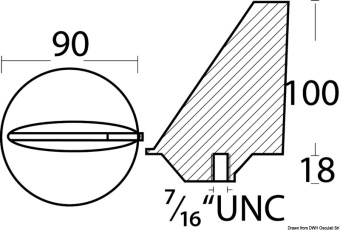 Osculati 43.425.00 - Anode fins