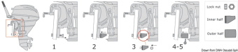 Osculati 38.175.20 - Sicurbolt Antitheft Device For Outboard Engines