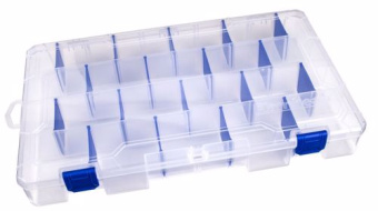 Flambeau 5007 - Tuff Tainer Storage Box Transparent With Zerust – 36.2x23.2x5cm