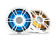 Fusion SG-FL883SPW - 8.8'' Signature White Sport Grille CRGBW LED, AMP 6+2P (2 pcs.)