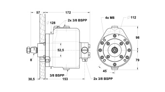Lecomble & Schmitt 2200814 Pump 90 CT EMB Double Bearing