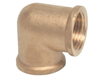 Brass Female-Female 90° Elbow Combi Noord (Size: 1/4&quot;)
