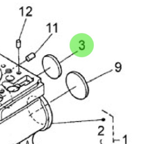 Nanni Diesel 970301938 - Freeze Plug for Engine Block and Cylinder Head