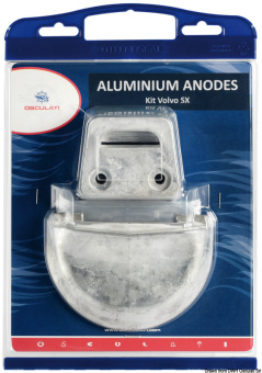 Osculati 43.342.01 - Anode Kit For Volvo Engines SX Aluminium