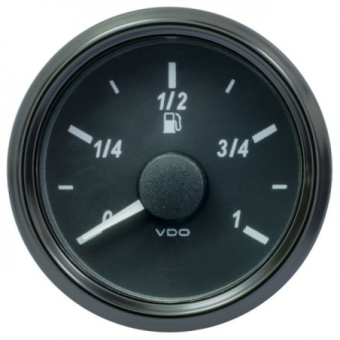 VDO A2C3833100025 - SingleViu 0245 Fuel Level 3-180 Ohm Black 52mm