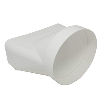 Round Horizontal Duct Fitting