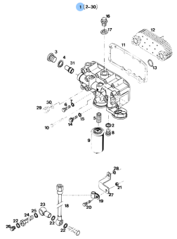 Vetus VD20239 - Oil Cooler Box for DT43-DTA43