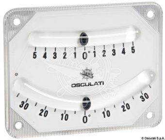 Osculati 26.700.86 - Double bubble inclinometer 100x80 mm