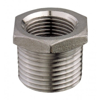 Guidi Stainless Steel Bushing M/F BSPP Pipe Fitting (Male/Female Thread)