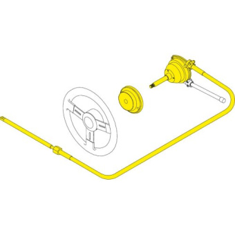 SeaStar SS14730 - 'NFB' (No-Feedback) 4.2 Rotary Steering System With Cable 30' (9.15m)