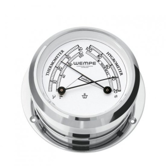 WEMPE PIRAT II Chrome Ship's ComfortMeter Ø 95 x 36 mm