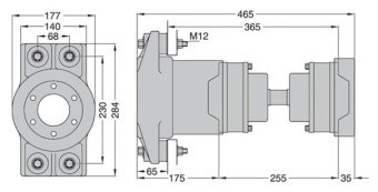 Python Drive P200-T Complete Shaft Drive System