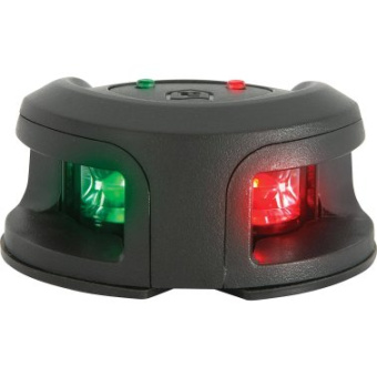 Attwood LightArmor - Navigation Light - Horizontal - Black - Bi-Color