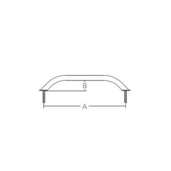 Marine Town S.S. AISI 316 Handle 600 mm
