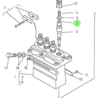 Nanni Diesel 970303972 - Fuel Injection Delivery Valve for 4.330TDI and 4.340TDI Engines