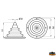 Trem L5302080 - Flanged Bellow Diameter 12 mm Black Color