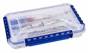 Flambeau WP4001 - Waterproof Tuff Tainer Transparent Storage Box with Zerust - 27.4x18.3x4.8cm