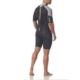 Plastimo P203699 - Essential 3/2mm Neoprene Wetsuit Men's Shorty Black/Grey Size S