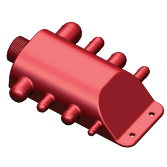 Allpa Grey Water Manifold With Hose Connections Ø13mm To 38mm, Drainage Connection 1-1/2"