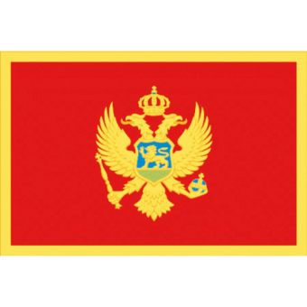 Montenegro Marine Flag 20X30 cm