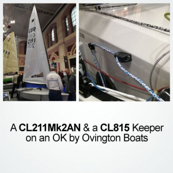 Clamcleat CL815 Keeper for CL211 Mk2 Racing Junior Cleats, 3–6 mm Rope