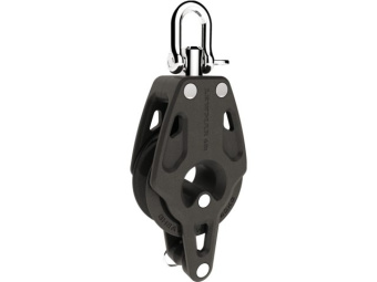 Lewmar 29901324BK - Control Block Single With Becket 30mm