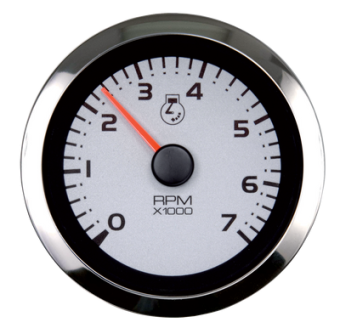 Veethree 65545SSFE - Argent Pro Tachometer 7000 RPM
