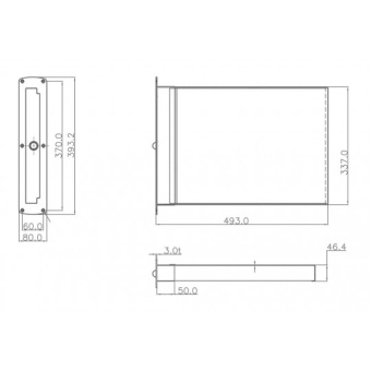 Stainless Steel Recessed Ladder 3 Steps