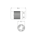 Marinco Socket 2P+T 220V. 16A IP56