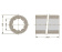 Exalto Bearings Rubber Bearing Brass 2 1/2"x3 1/2"x10" Exalto Bearings Rubber Bearing Brass 2 1/2"x3 1/2"x10"