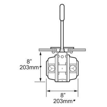 Whale MH5560 - MK5 Double Action Bilge Pump (Through Deck / 104 LPM / 38mm)