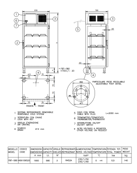 Baratta FBT-580 Marine Defrosting Cabinet