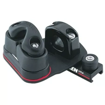 Harken 452S - 16mm Pinstop Car Swivel, Cam Cleat, Starboard