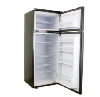 Isotherm C226RBUBN14111AA - 12/24V CR226 Total Black Double Door Fridge & Freezer