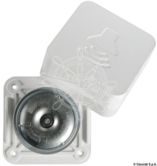 Osculati 21.104.00 - Diaphragm Horn Q Box White 12V 109 dB