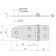 Roca Hinge 100X40 mm