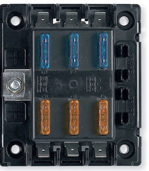 BEP ATC-6WQC - 6-Way Covered Fuse Holder Quick Connect