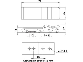 Talamex Flexible Latch And Catch Locks