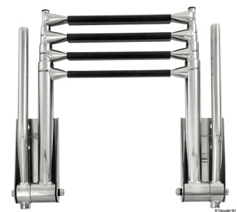 Osculati 49.575.04 - EasyUp Telescopic ladder with handles for installation above the bathing platform