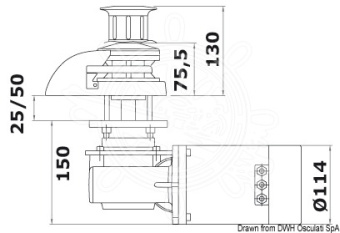 Osculati 02.401.21 - Italwinch Smart Windlass GO 500W 12V 6 mm