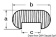 Osculati 71.019.00 - Teak Oval Profile 12.5x25x10.5