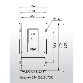 Whisper Power 60203004 - AC PowerCube 24 VDC – 7000 VA